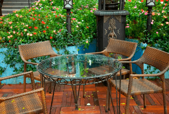 sillas de jardín