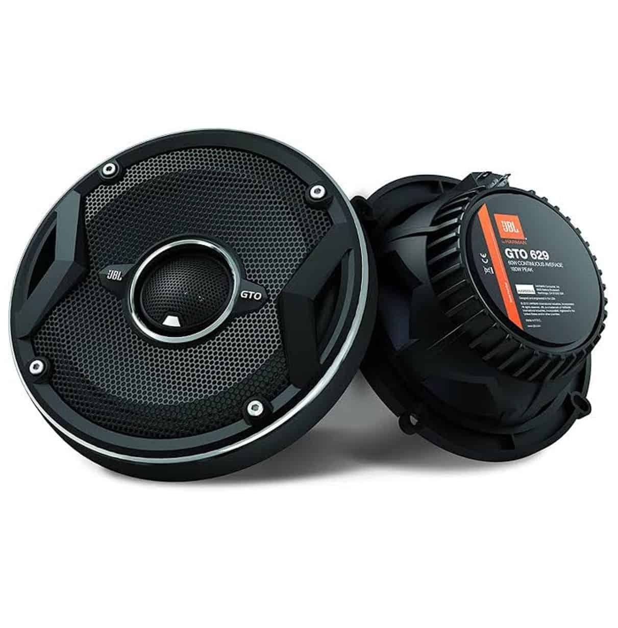 6.5” 300W 2-Way Coaxial Car Stereo Speakers – Tweeter Included, Set Of 2, Unbranded