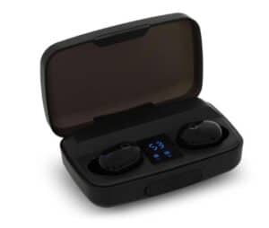 Mitzu® Audífonos inalámbricos Bluetooth bateria 4.5h , negro